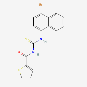 N-[(4-bromonaphthalen-1-yl)carbamothioyl]thiophene-2-carboxamide