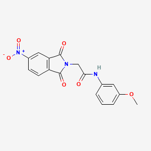 N-(3-methoxyphenyl)-2-(5-nitro-1,3-dioxoisoindol-2-yl)acetamide