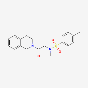 N-[2-(3,4-dihydro-2(1H)-isoquinolinyl)-2-oxoethyl]-N,4-dimethylbenzenesulfonamide