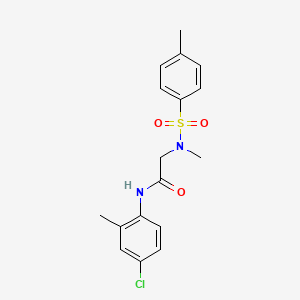 N-(4-chloro-2-methylphenyl)-N~2~-methyl-N~2~-[(4-methylphenyl)sulfonyl]glycinamide