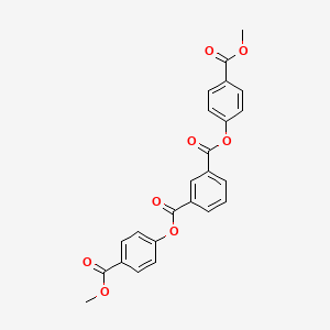 molecular formula C24H18O8 B3685456 Bis(4-methoxycarbonylphenyl) benzene-1,3-dicarboxylate 