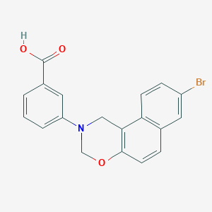 3-(8-bromo-1H-naphtho[1,2-e][1,3]oxazin-2(3H)-yl)benzoic acid