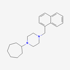 1-Cycloheptyl-4-(naphthalen-1-ylmethyl)piperazine