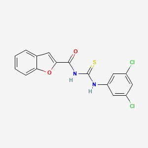 N-[(3,5-dichlorophenyl)carbamothioyl]-1-benzofuran-2-carboxamide