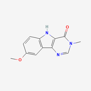 8-methoxy-3-methyl-5H-pyrimido[5,4-b]indol-4-one