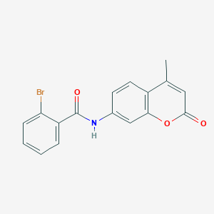 2-bromo-N-(4-methyl-2-oxo-2H-chromen-7-yl)benzamide