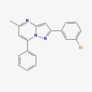 2-(3-bromophenyl)-5-methyl-7-phenylpyrazolo[1,5-a]pyrimidine