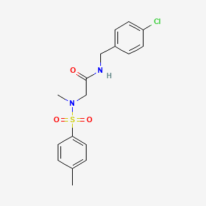 N-(4-chlorobenzyl)-N~2~-methyl-N~2~-[(4-methylphenyl)sulfonyl]glycinamide