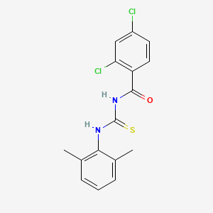 2,4-dichloro-N-[(2,6-dimethylphenyl)carbamothioyl]benzamide