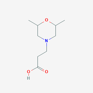 B036859 3-[cis-2,6-Dimethyl-4-morpholinyl]propanoic acid CAS No. 1212364-37-8