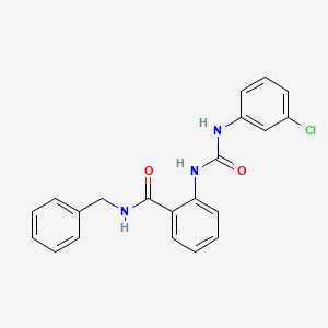 N~1~-BENZYL-2-{[(3-CHLOROANILINO)CARBONYL]AMINO}BENZAMIDE