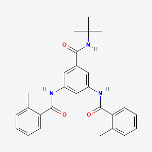 N-(tert-butyl)-3,5-bis[(2-methylbenzoyl)amino]benzamide