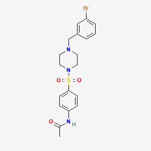 N~1~-(4-{[4-(3-BROMOBENZYL)PIPERAZINO]SULFONYL}PHENYL)ACETAMIDE