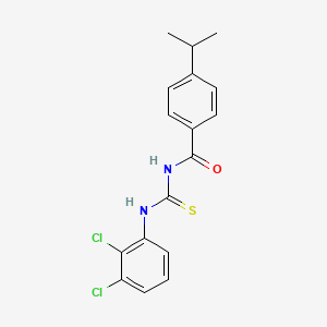 N-[(2,3-dichlorophenyl)carbamothioyl]-4-(propan-2-yl)benzamide