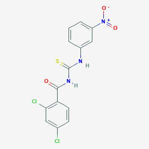 2,4-dichloro-N-[(3-nitrophenyl)carbamothioyl]benzamide