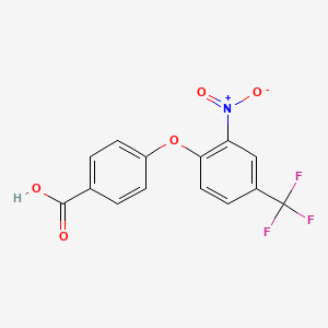 4-[2-nitro-4-(trifluoromethyl)phenoxy]benzoic acid