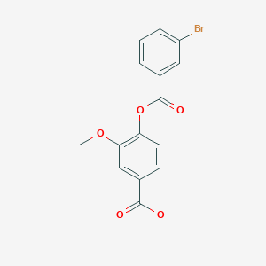 Methyl 4-(3-bromobenzoyl)oxy-3-methoxybenzoate