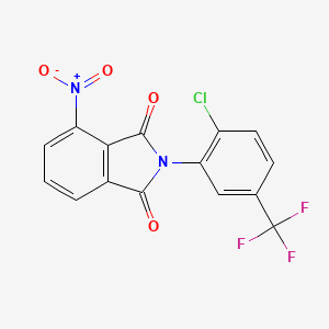 2-[2-chloro-5-(trifluoromethyl)phenyl]-4-nitro-1H-isoindole-1,3(2H)-dione