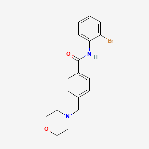 N-(2-bromophenyl)-4-(morpholin-4-ylmethyl)benzamide