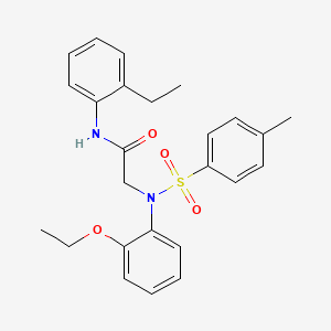 N~2~-(2-ethoxyphenyl)-N~1~-(2-ethylphenyl)-N~2~-[(4-methylphenyl)sulfonyl]glycinamide