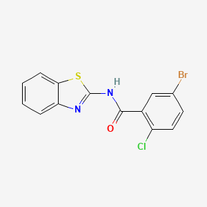 N-1,3-benzothiazol-2-yl-5-bromo-2-chlorobenzamide