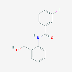 N-[2-(hydroxymethyl)phenyl]-3-iodobenzamide