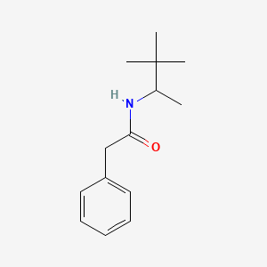 N-(3,3-dimethylbutan-2-yl)-2-phenylacetamide