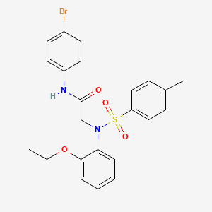 N~1~-(4-bromophenyl)-N~2~-(2-ethoxyphenyl)-N~2~-[(4-methylphenyl)sulfonyl]glycinamide