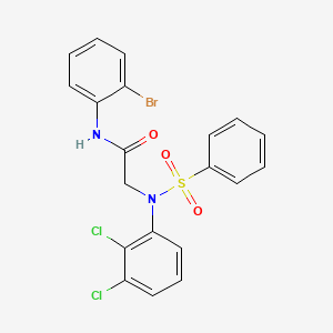 N~1~-(2-bromophenyl)-N~2~-(2,3-dichlorophenyl)-N~2~-(phenylsulfonyl)glycinamide