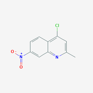 molecular formula C10H7ClN2O2 B368666 4-Chloro-2-methyl-7-nitroquinoline CAS No. 56983-09-6