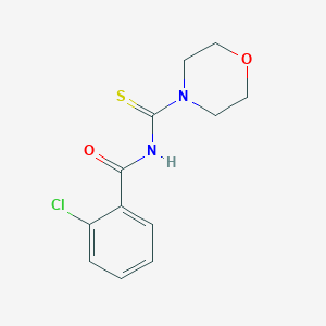B368681 2-chloro-N-(morpholin-4-ylcarbonothioyl)benzamide CAS No. 160627-53-2