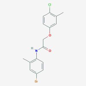 N-(4-bromo-2-methylphenyl)-2-(4-chloro-3-methylphenoxy)acetamide