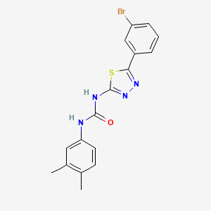 1-[5-(3-Bromophenyl)-1,3,4-thiadiazol-2-yl]-3-(3,4-dimethylphenyl)urea