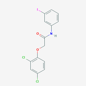 2-(2,4-dichlorophenoxy)-N-(3-iodophenyl)acetamide