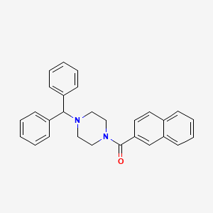 [4-(Diphenylmethyl)piperazin-1-yl](naphthalen-2-yl)methanone