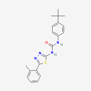 1-(4-Tert-butylphenyl)-3-[5-(2-methylphenyl)-1,3,4-thiadiazol-2-yl]urea