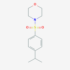 molecular formula C13H19NO3S B368697 4-(4-Isopropyl-benzenesulfonyl)-morpholine CAS No. 312930-31-7