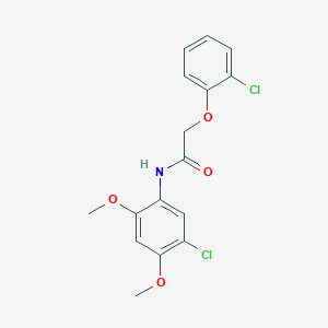 N-(5-chloro-2,4-dimethoxyphenyl)-2-(2-chlorophenoxy)acetamide