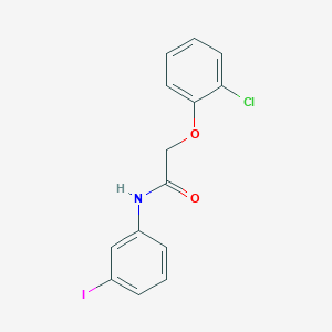 2-(2-chlorophenoxy)-N-(3-iodophenyl)acetamide