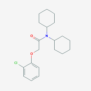 2-(2-chlorophenoxy)-N,N-dicyclohexylacetamide