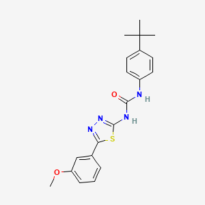 1-(4-Tert-butylphenyl)-3-[5-(3-methoxyphenyl)-1,3,4-thiadiazol-2-yl]urea