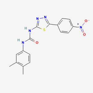 1-(3,4-Dimethylphenyl)-3-[5-(4-nitrophenyl)-1,3,4-thiadiazol-2-yl]urea