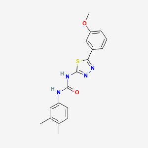 1-(3,4-Dimethylphenyl)-3-[5-(3-methoxyphenyl)-1,3,4-thiadiazol-2-yl]urea