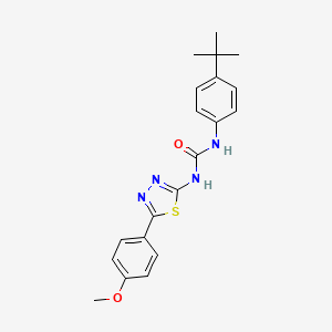 1-(4-Tert-butylphenyl)-3-[5-(4-methoxyphenyl)-1,3,4-thiadiazol-2-yl]urea