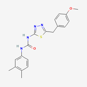 1-(3,4-Dimethylphenyl)-3-[5-(4-methoxybenzyl)-1,3,4-thiadiazol-2-yl]urea