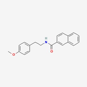 N-[2-(4-methoxyphenyl)ethyl]naphthalene-2-carboxamide