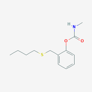 [2-(butylsulfanylmethyl)phenyl] N-methylcarbamate