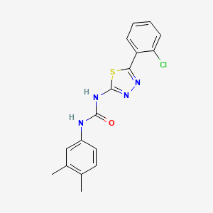 1-[5-(2-Chlorophenyl)-1,3,4-thiadiazol-2-yl]-3-(3,4-dimethylphenyl)urea