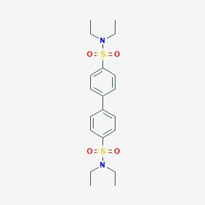 molecular formula C20H28N2O4S2 B368720 N,N,N',N'-tetraethyl-4,4'-biphenyldisulfonamide CAS No. 53999-71-6