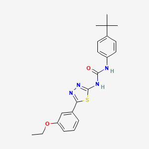 1-(4-Tert-butylphenyl)-3-[5-(3-ethoxyphenyl)-1,3,4-thiadiazol-2-yl]urea